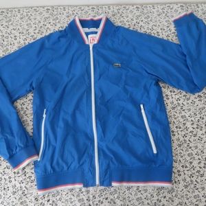 Lacoste Live Blue Full Zip Track Jacket Size 52/5